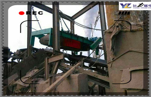 帶式除鐵器，河北帶式輸送機(jī)布置除鐵器_帶式強(qiáng)磁河北帶式輸送機(jī)布置除鐵器工作原理構(gòu)造選型_廠家 